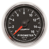 AutoMeter GS 0-1600 degree F Full Sweep Electronic Pyrometer Gauge (3844)