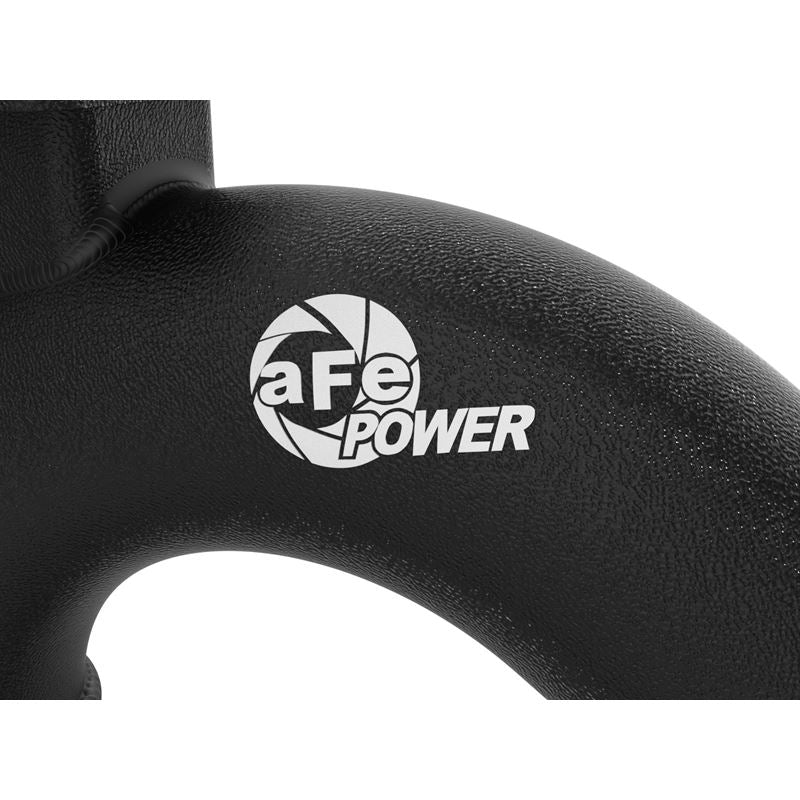 aFe POWER BladeRunner 3 IN Aluminum Hot Charge Pipe Black (46-20508-B)