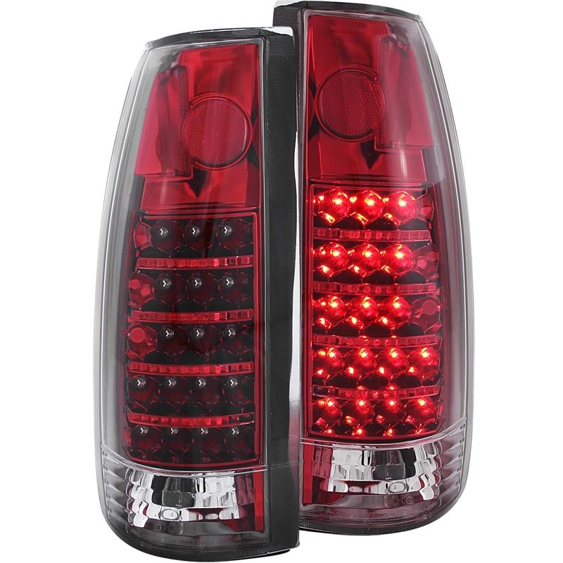 ANZO USA 1999-2000 Cadillac Escalade LED Taillights Red/Clear (311079)