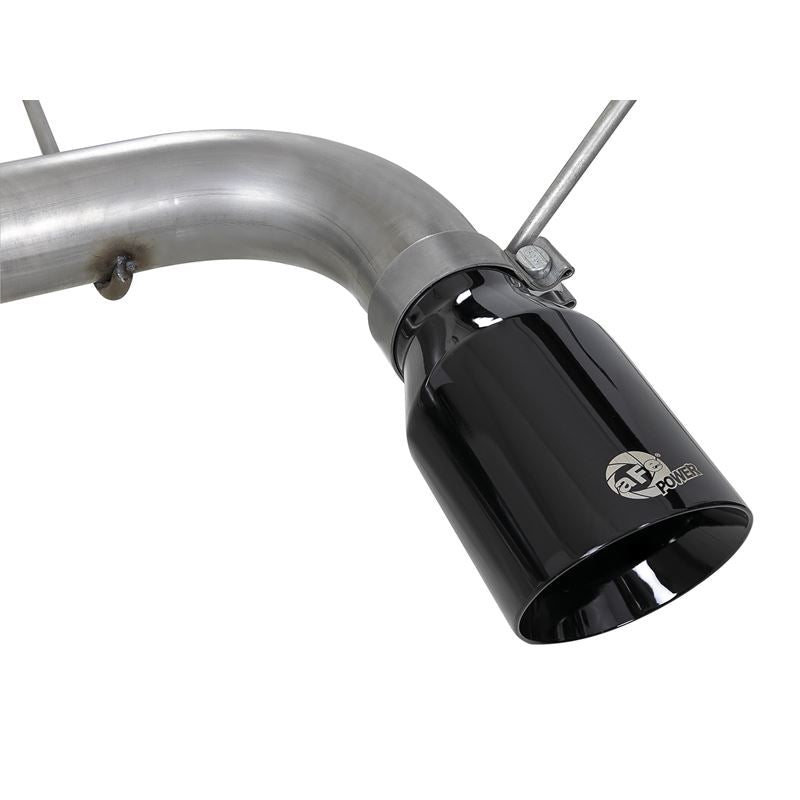 aFe MACH Force-Xp 2-1/2 IN to 3 IN 304 Stainless Steel Cat-Back Exhaust w/ Black Tip (49-38078-B)