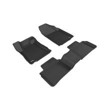 Load image into Gallery viewer, 3D Maxpider KAGU Floor Mat, BLACK, 1ST ROW/2ND ROW (L1NS09201509)