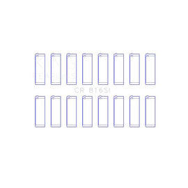 King Engine Bearings Connecting Rod Bearing Set for 1969-1973 Mercury Marquis (CR 816SI 020)