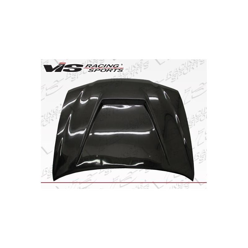 VIS Racing Invader Style Black Carbon Fiber Hood (98TYCOR4DVS-010C)