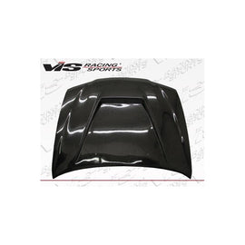 VIS Racing Invader Style Black Carbon Fiber Hood (98TYCOR4DVS-010C)
