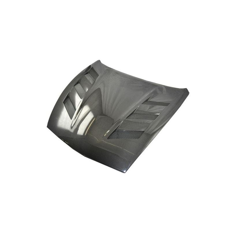 VIS Racing AMS Style Black Carbon Fiber Hood (09NS3702DAMS-010C)