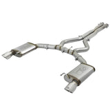 aFe MACH Force-Xp 3 IN 304 Stainless Steel Cat-Back Exhaust System w/Polished Tip (49-33072-1P)