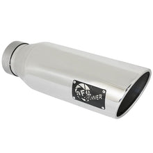 Load image into Gallery viewer, aFe MACH Force-Xp 304 Stainless Steel Clamp-on Exhaust Tip Polished (49T40601-P18)