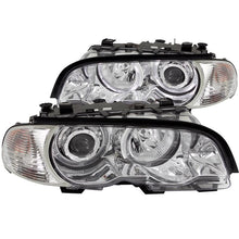 Load image into Gallery viewer, ANZO USA 2000-2003 BMW 3 Series E46 Projector Headlights w/ Halo Chrome (121268)