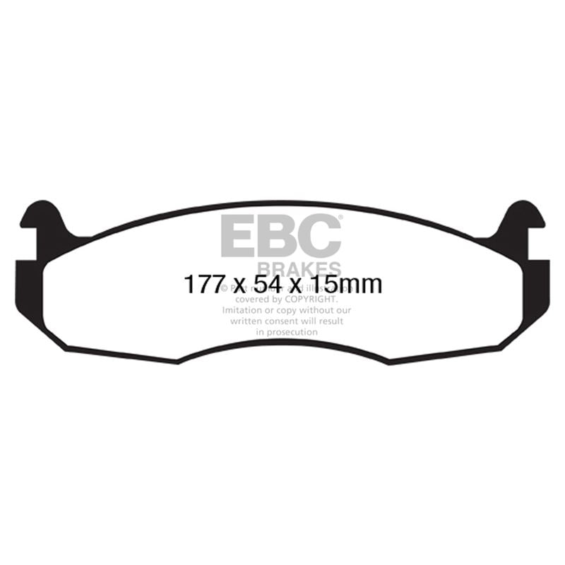 EBC Yellowstuff Street And Track Brake Pads (DP41786R)