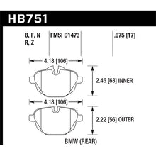 Load image into Gallery viewer, Hawk Performance HPS 5.0 Brake Pads (HB751B.675)