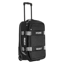 Load image into Gallery viewer, Sparco Travel Carry-On Bag, Black/Silver (016438NRSI)