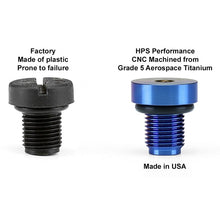 Load image into Gallery viewer, HPS Titanium Coolant Bleed Screw (HW22-1001)