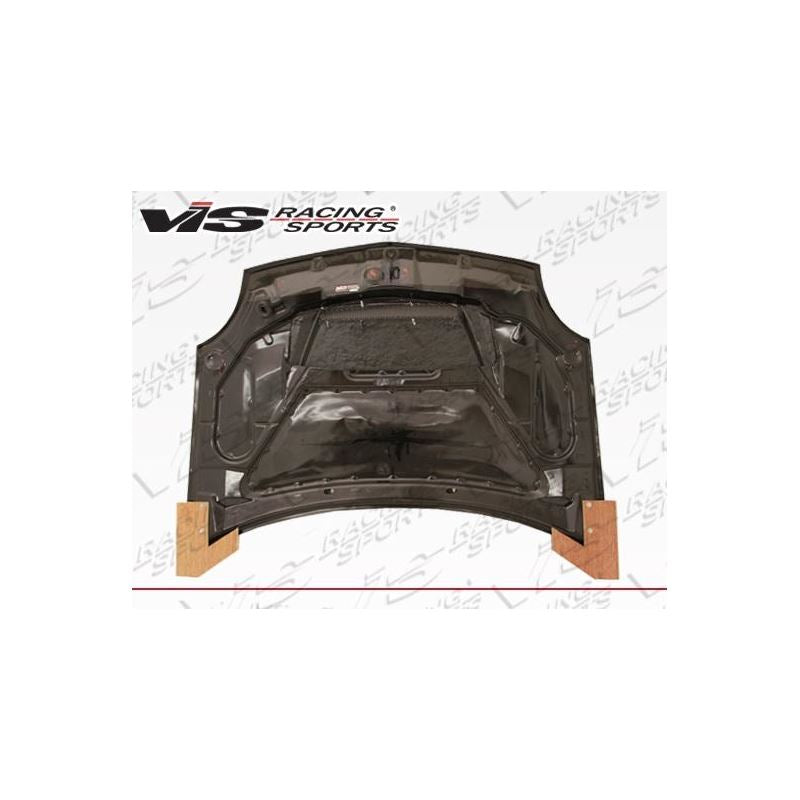 VIS Racing Invader Style Black Carbon Fiber Hood (00DGNEO4DVS-010C)