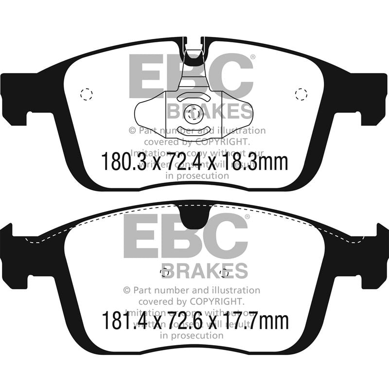 EBC Greenstuff 2000 Series Sport Brake Pads (DP22296)