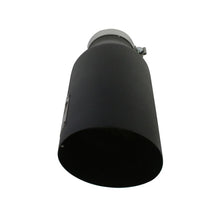 Load image into Gallery viewer, aFe MACH Force-Xp 409 Stainless Steel Clamp-on Exhaust Tip Black (49-92023-B)