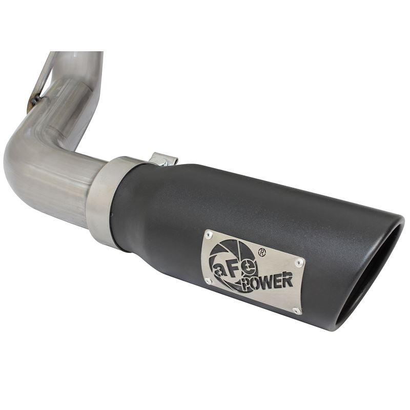 aFe MACH Force-Xp 3 IN 409 Stainless Steel Cat-Back Exhaust System w/Black Tip (49-44057-B)