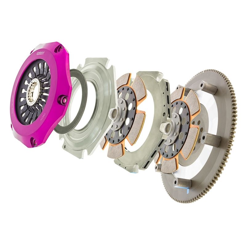 EXEDY Racing Clutch Hyper Twin Cerametallic Clutch Kit (FM022HR)