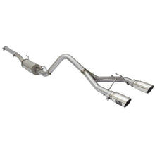 Load image into Gallery viewer, aFe Rebel Series 2-1/2in 409 Stainless Steel Cat-Back Exhaust System w/Polished Tip (49-48056-P)