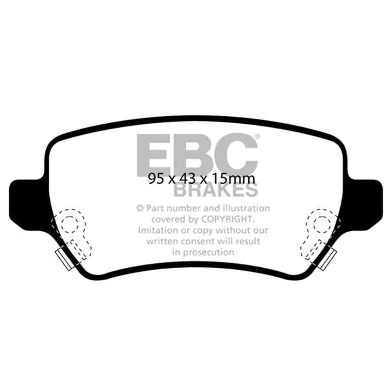 EBC Yellowstuff Street And Track Brake Pads (DP41447R)