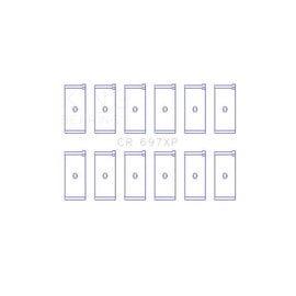 King Engine Bearings Connecting Rod Bearing Set (CR 697XP 030)
