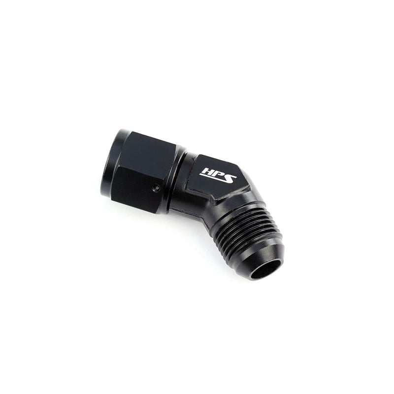 HPS Pefromance AN-10 45 Degree Male to Female Swivel Coupler Aluminum (AN9241-10)