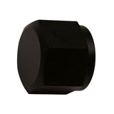 DeatschWerks 8AN Female Flare Cap - Anodized Matte Black(6-02-0715-B)