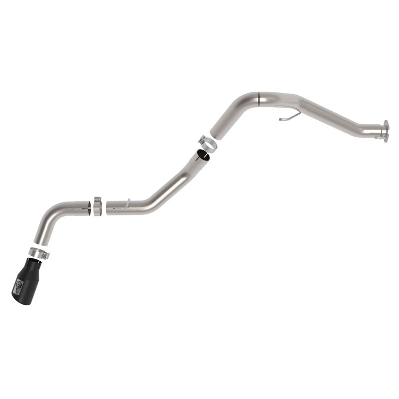 aFe Vulcan Series 3 IN 304 Stainless Steel DPF-Back Exhaust System w/Black Tip for 2021-2021 Jeep Gladiator(49-38093-B)