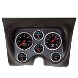 AutoMeter Designer Black 67-68 Camaro/Firebird Dash Kit 6pc Tach / MPH / Fuel / Oil / WTMP / Volt (7020-DB)