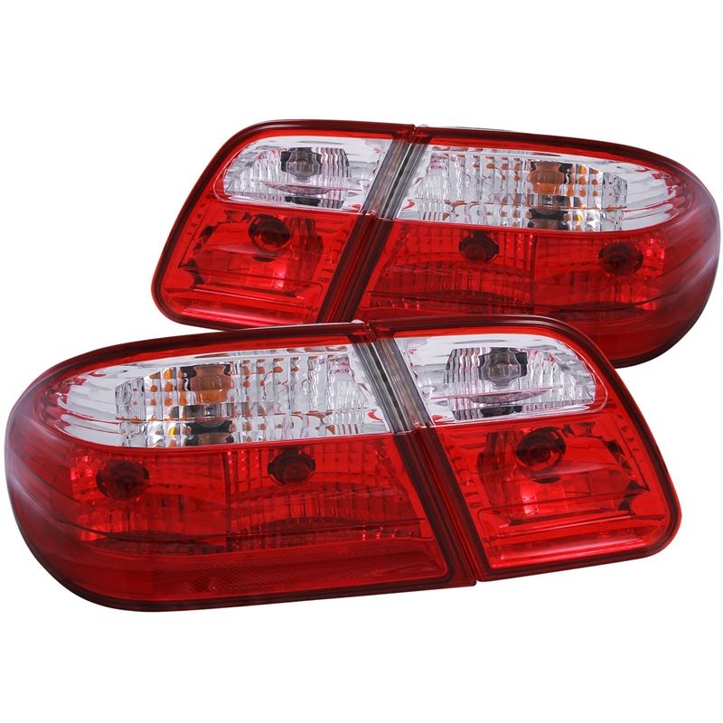 ANZO USA 1996-2002 Mercedes Benz E Class W210 Taillights Red/Clear G2 (221162)