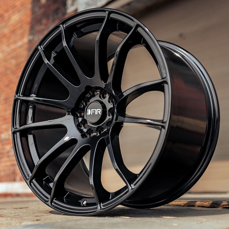 F1R F107 18x8.5 - Gloss Black Wheel