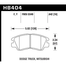 Load image into Gallery viewer, Hawk Performance HPS Brake Pads (HB404F.642)