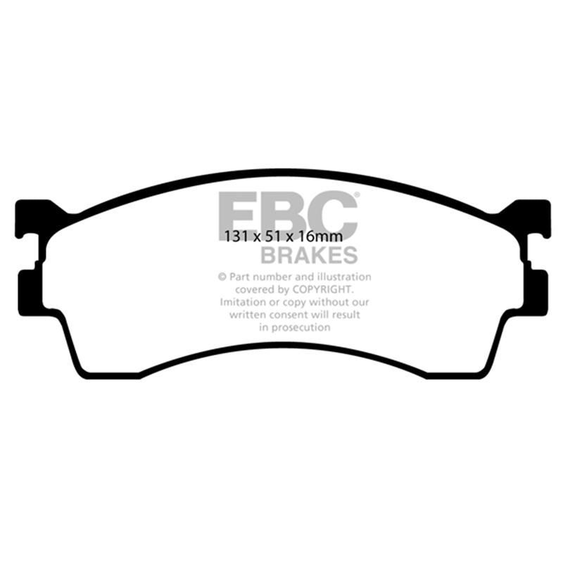 EBC Ultimax OEM Replacement Brake Pads (UD893)