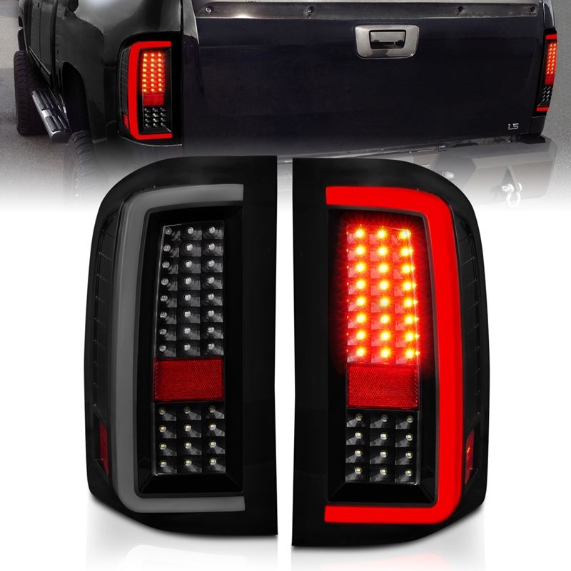 ANZO USA LED Tail Light Assembly for 2008-2013 Chevrolet Silverado 1500 (311381)