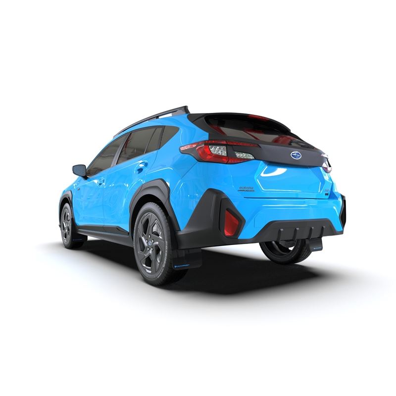 Rally Armor Black Mud Flap/Blue Logo for 2024 Subaru Crosstrek (MF106-UR-BLK-NB)