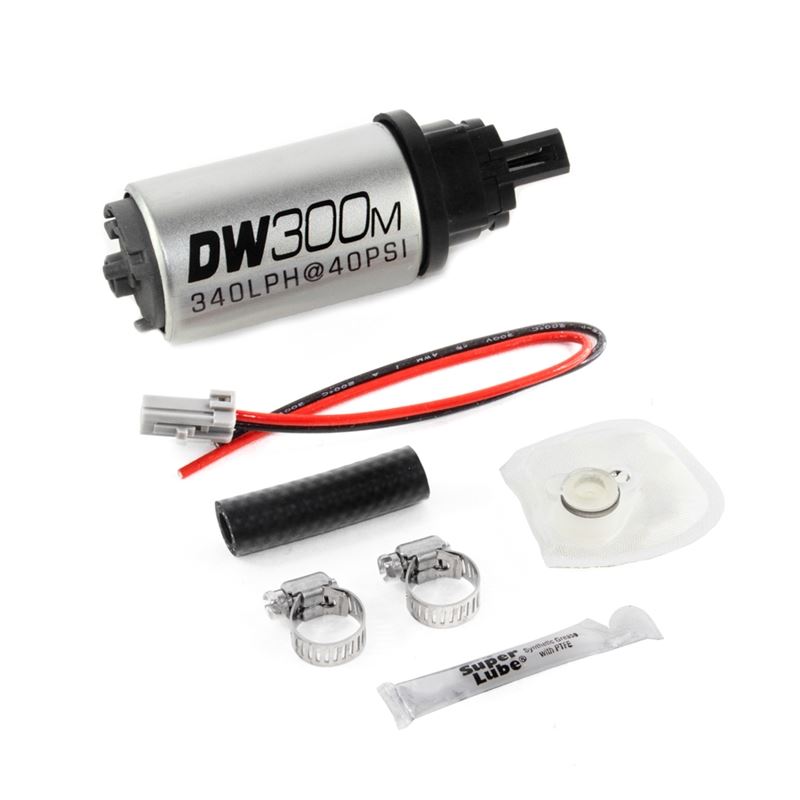 Deatschwerks DW300M series, 340lph Ford in-tank fuel pump w/ install kit (exc GT500) (9-305-1034)