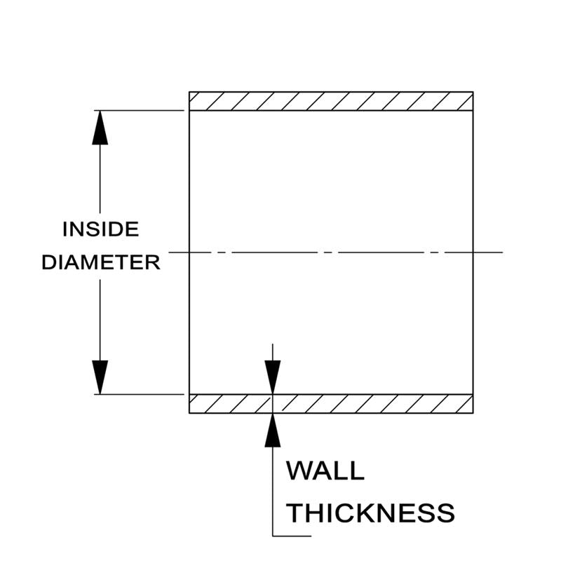 HPS High Temp. Silicone Vacuum Tubing, 3.5mm Id, 1.5mm Wall Thickness, 100ft (HTSVH35R2-REDx100)