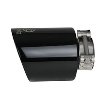 Load image into Gallery viewer, Takeda 409 Stainless Steel Clamp-on Exhaust Tip Black (49T25454-B07)