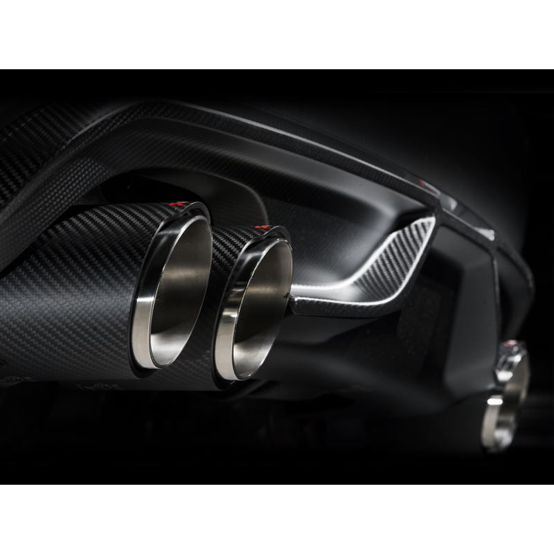 Akrapovic 15-17 BMW X5M (F85) Evolution Line Cat Back (Titanium) w/ Carbon Tips (S-BM/T/1)