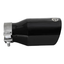 Load image into Gallery viewer, aFe MACH Force-Xp 304 Stainless Steel Clamp-on Exhaust Tip Black (49T30454-B092)