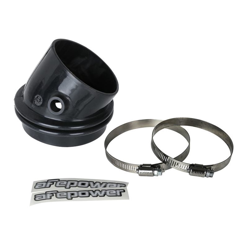 aFe Cold Air Intake System Silicone Coupler, 4-3/8 IN ID to 3-7/8 IN x 30 Deg. Elbow(59-00123)