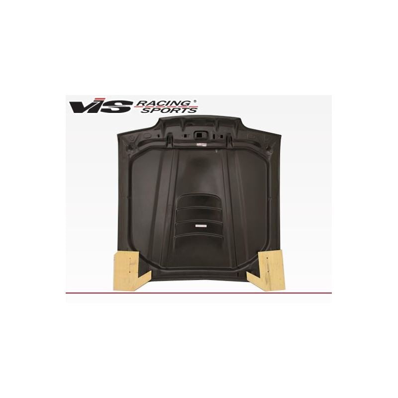 VIS Racing Cobra R 2000 Style Black Carbon Fiber Hood (87FDMUS2DCR-010C)