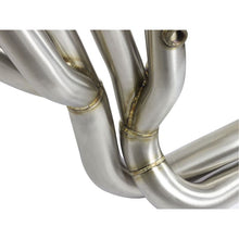 Load image into Gallery viewer, aFe Power Twisted Steel Long Tube Header MidPipe(48-36105-YC)