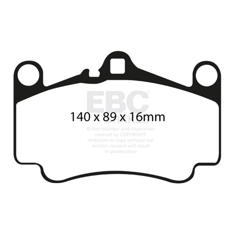 EBC Yellowstuff Street And Track Brake Pads (DP41515R)