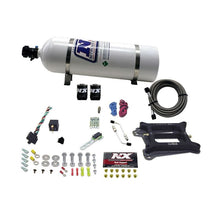 Load image into Gallery viewer, Nitrous Express 4150 4-BBL/Gasoline Nitrous Kit (50-300HP) w/15lb Bottle (30040-15)