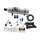 Nitrous Express 4150 4-BBL/Gasoline Nitrous Kit (50-300HP) w/15lb Bottle (30040-15)