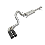 aFe Rebel Series 3 IN Cat-Back Exhaust System w/ Mid-Side Exit Black Tips (49-46030-B)