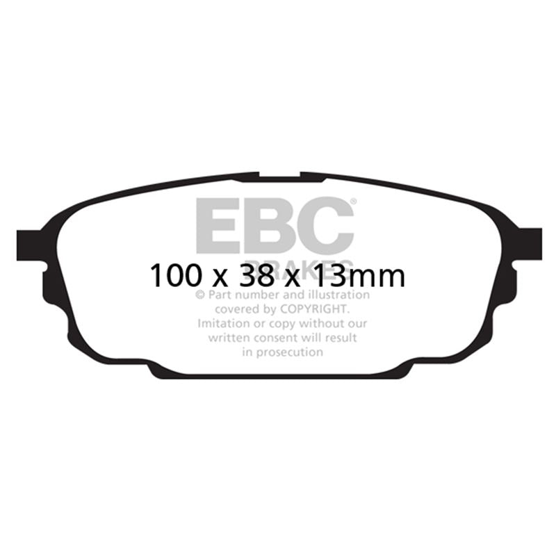 EBC Greenstuff 2000 Series Sport Brake Pads (DP21700)