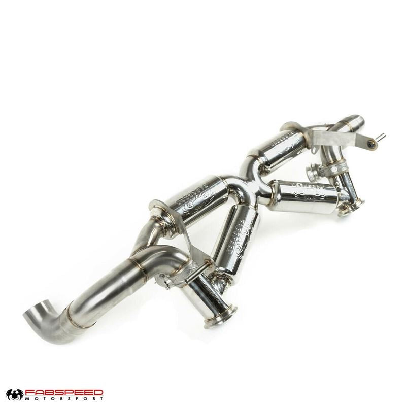 Fabspeed R8 V10 Valvetronic Supersport X-Pipe Exhaust System (09-15) (FS.AUD.R8V10.VLV)