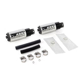 Deatschwerks DW300C series, 340lph compact fuel pump wo/ mounting clips and install kit (dual pumps)(9-307-1013)