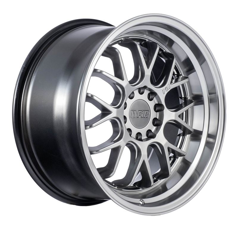 F1R F21 18x9.5 - Hyper Black/Polish Lip Wheel